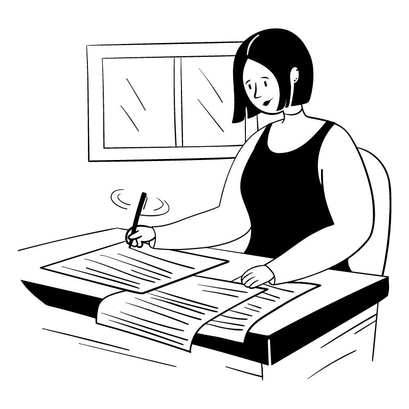 Writing 3 Illustration from Milano Set