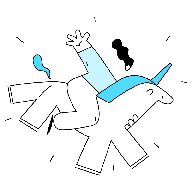 Startup Unicorn Startup 1 Illustration from New York Duotone Set