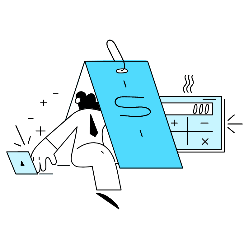 Stategy Pricing 1 Illustration from New York Duotone Set