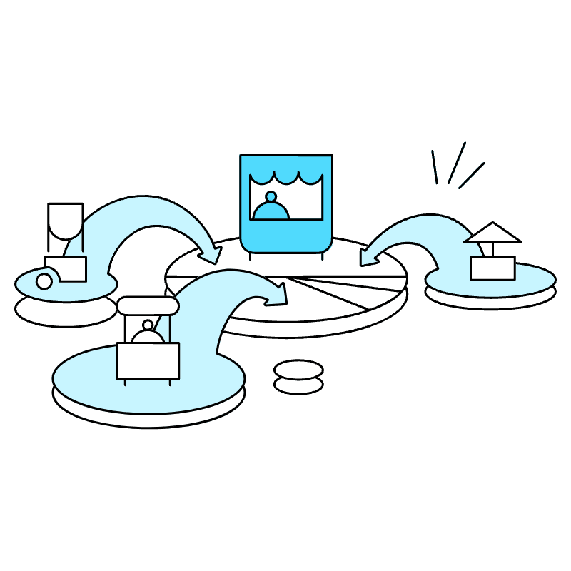 Strategy Market Expansion 2 Illustration from New York Duotone Set