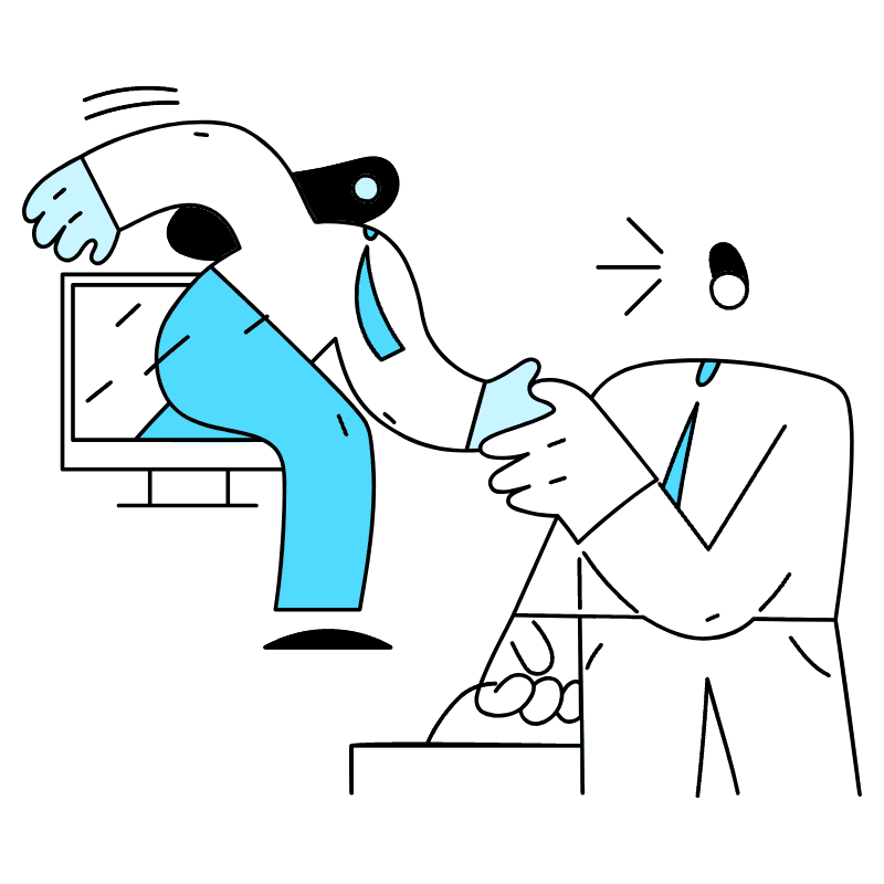 Facetime Meeting Illustration from New York Duotone Set