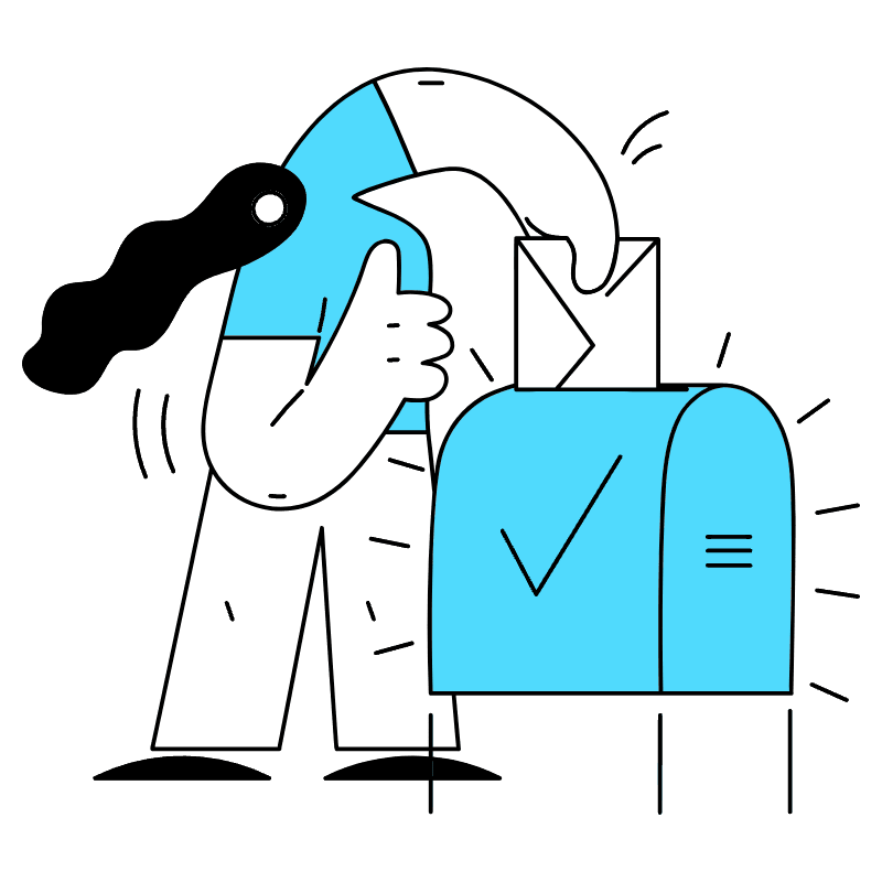 Message Sent Illustration from New York Duotone Set