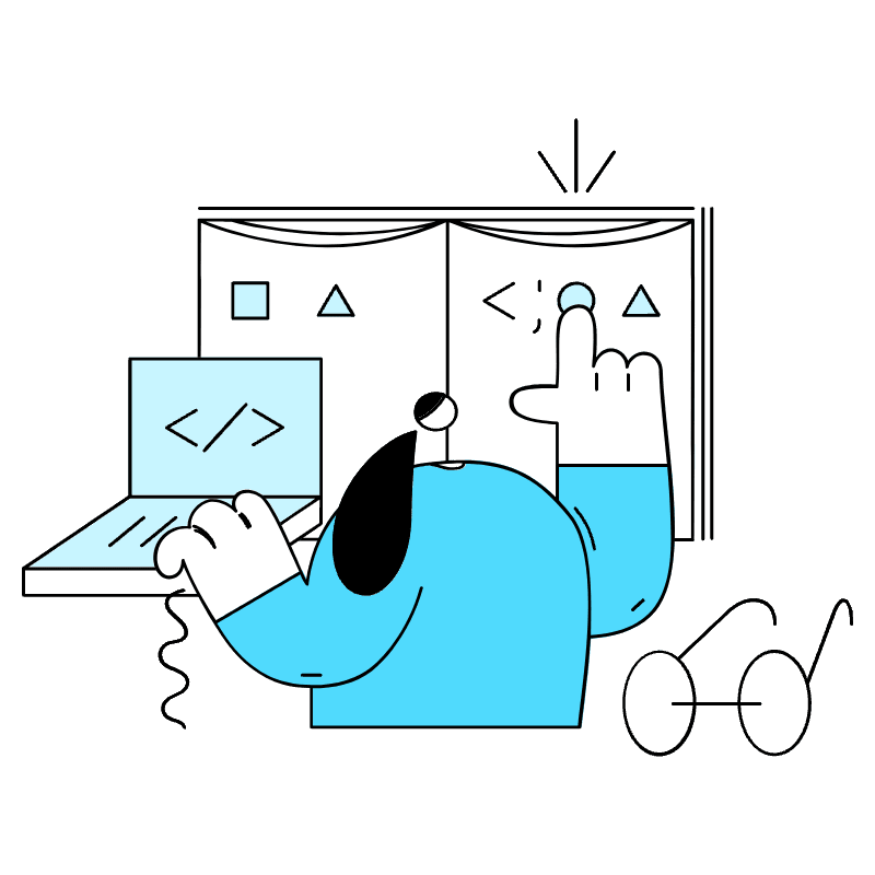 Code Learning 1 Illustration from New York Duotone Set