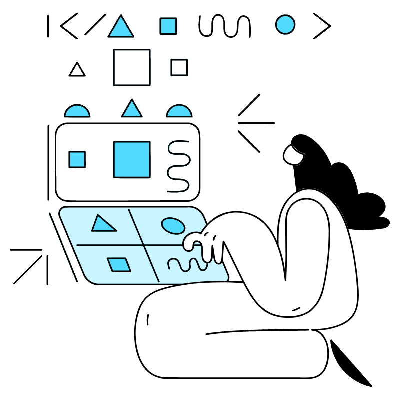 Coding 2 Illustration from New York Duotone Set