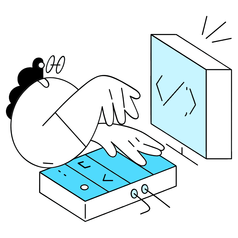 Coding 3 Illustration from New York Duotone Set