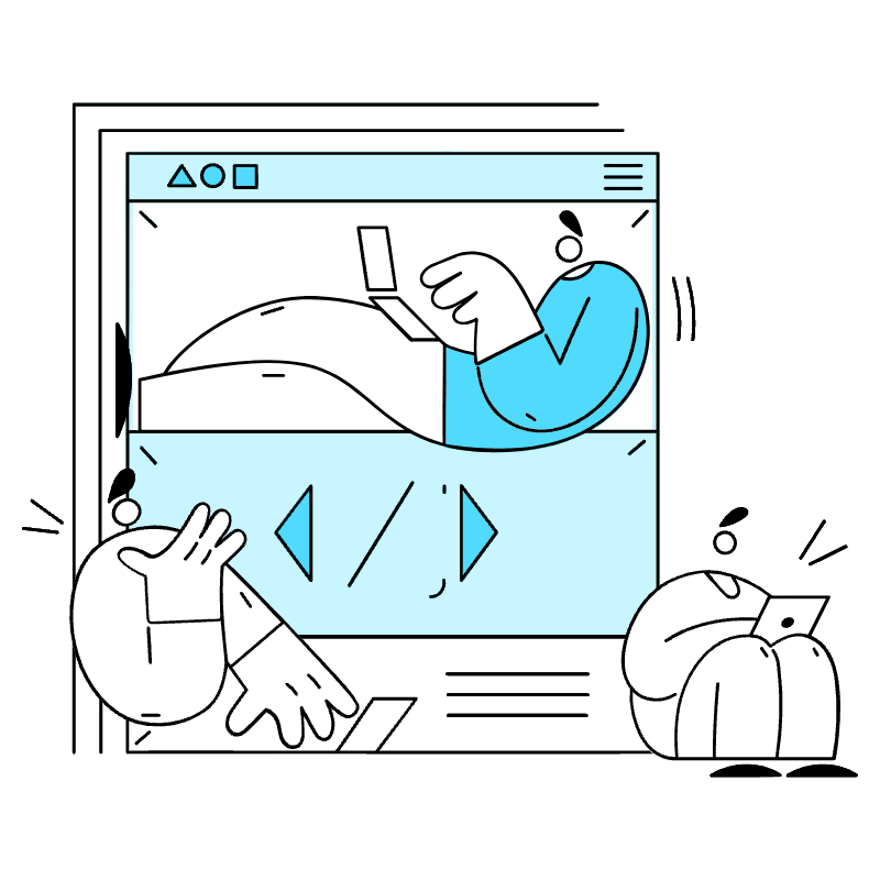 Coding A Website 1 Illustration from New York Duotone Set