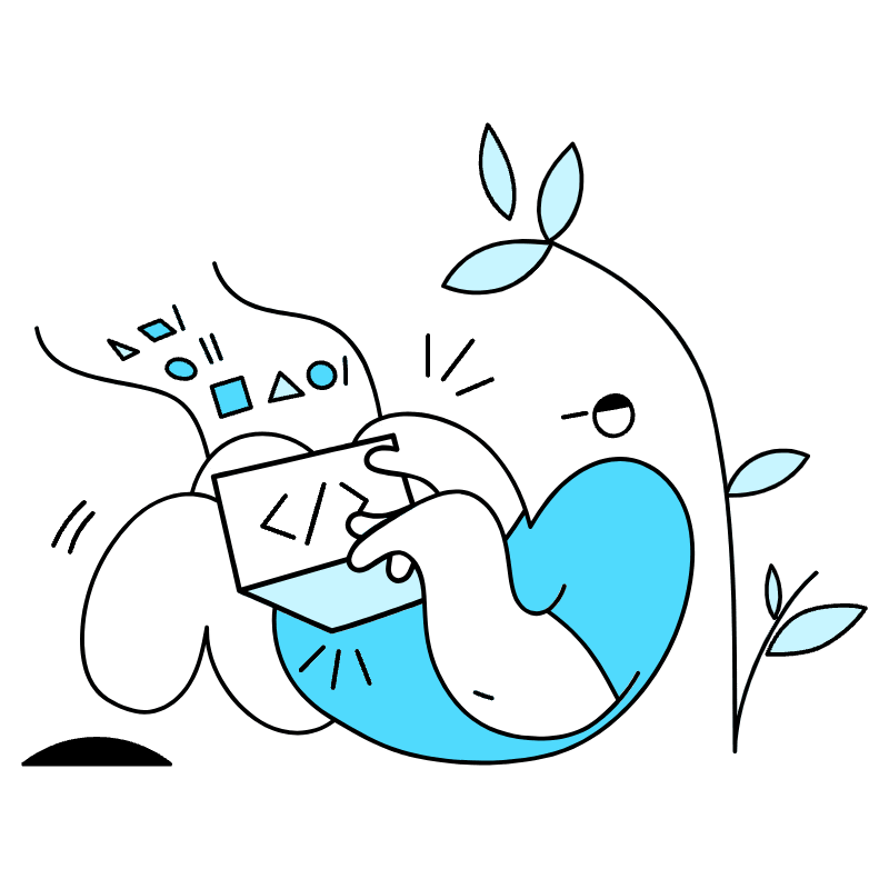 Coding Illustration from New York Duotone Set