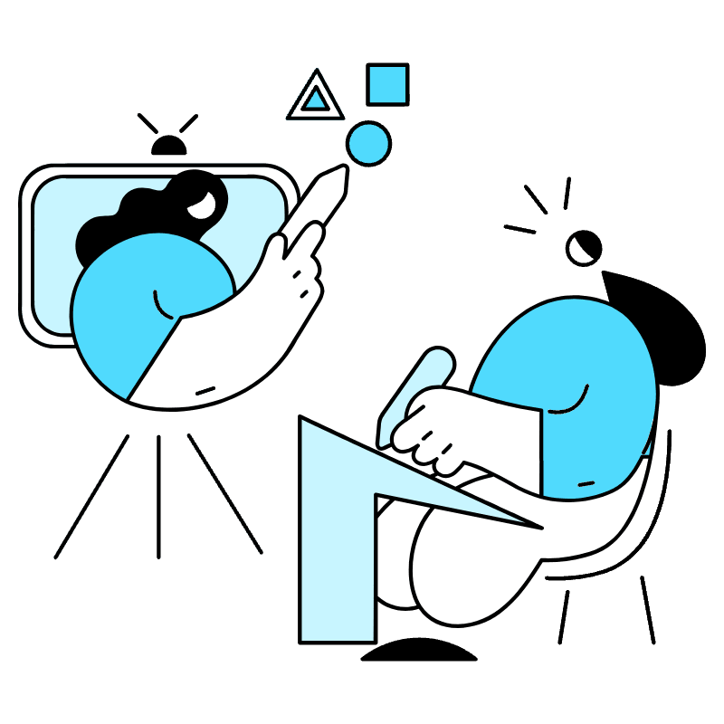 Online Learning 1 Illustration from New York Duotone Set