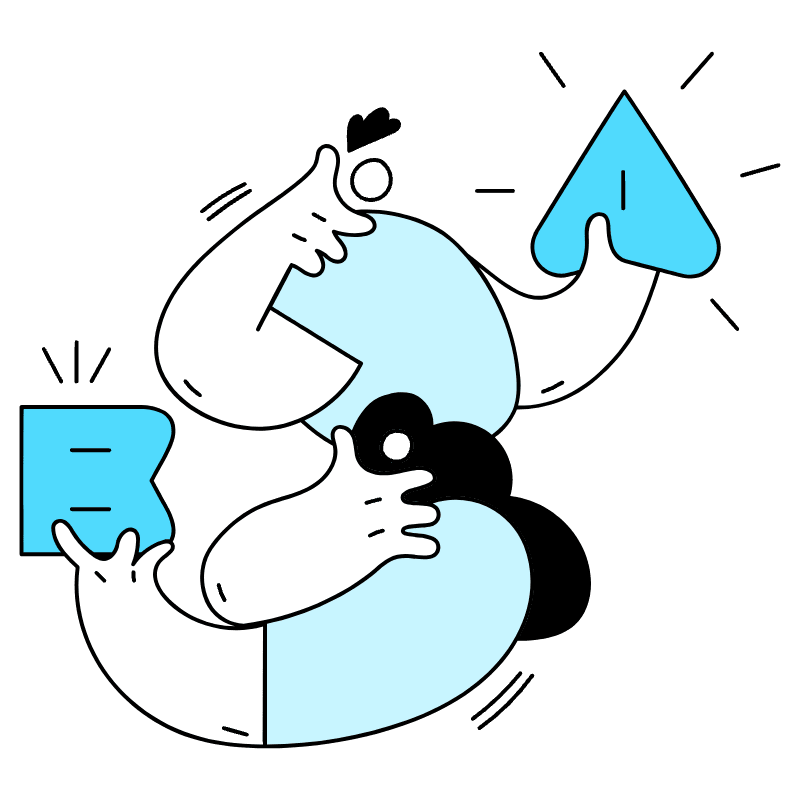 Ab Testing Illustration from New York Duotone Set