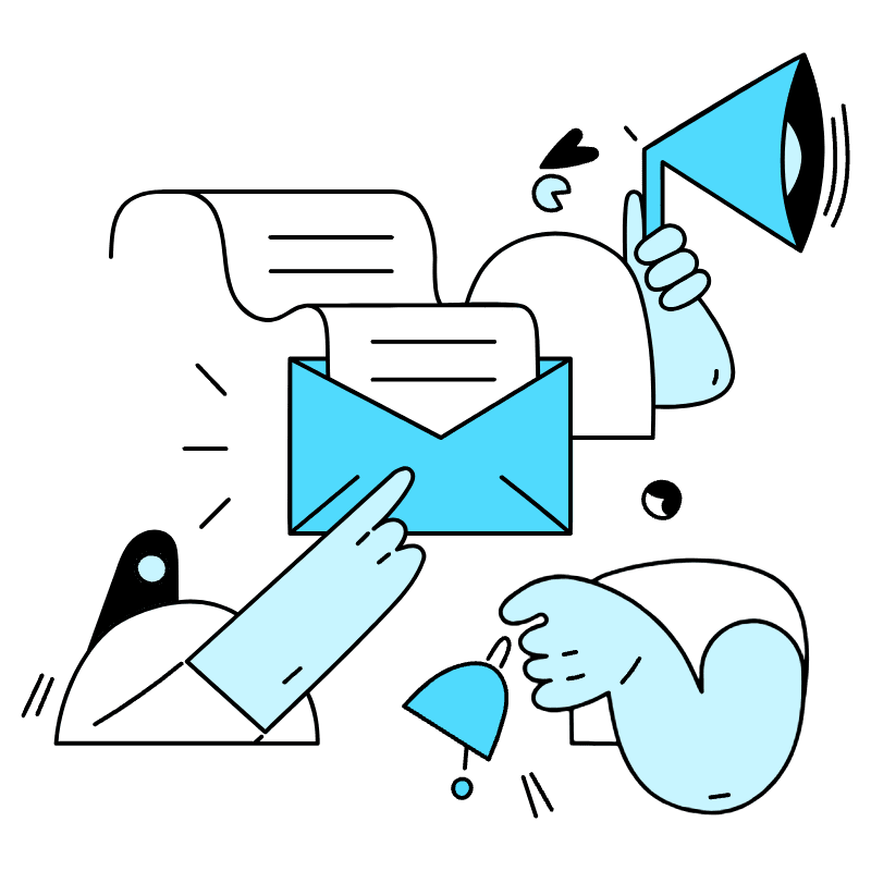 Newsletter Illustration from New York Duotone Set