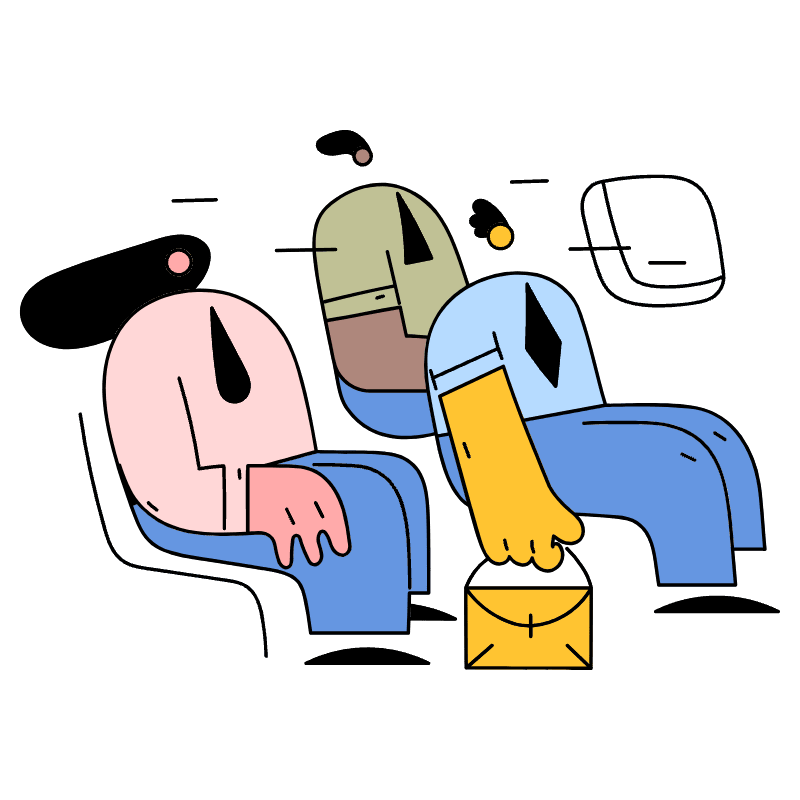 Business Trip Illustration from New York Set