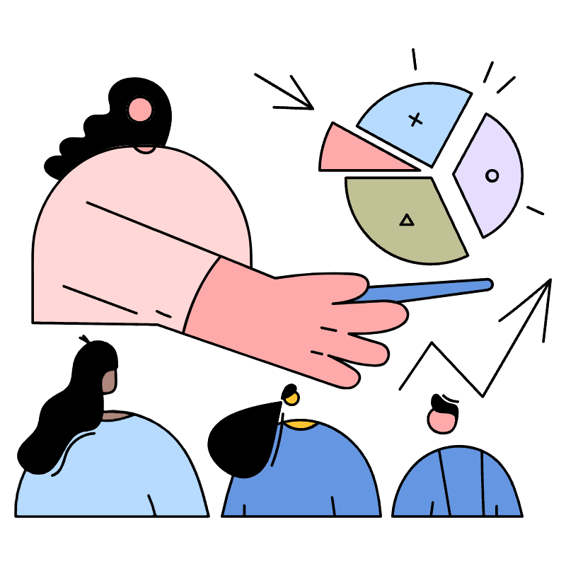 Businessman Giving A Keynote Illustration from New York Set