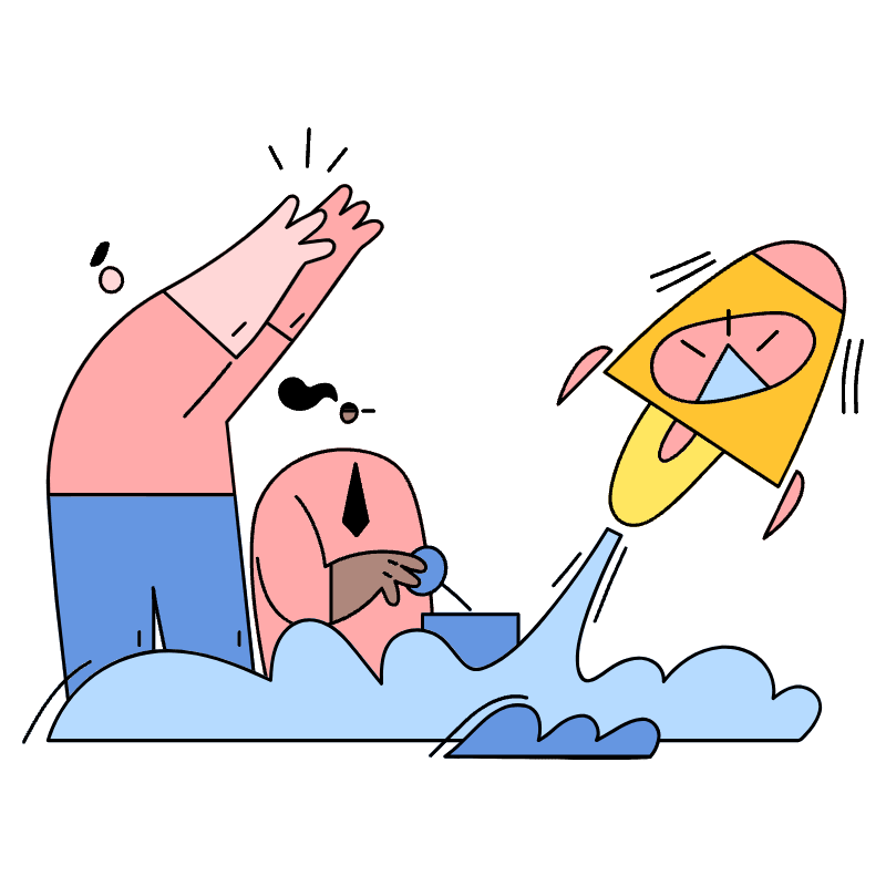 Startup New Product Launch 1 Illustration from New York Set