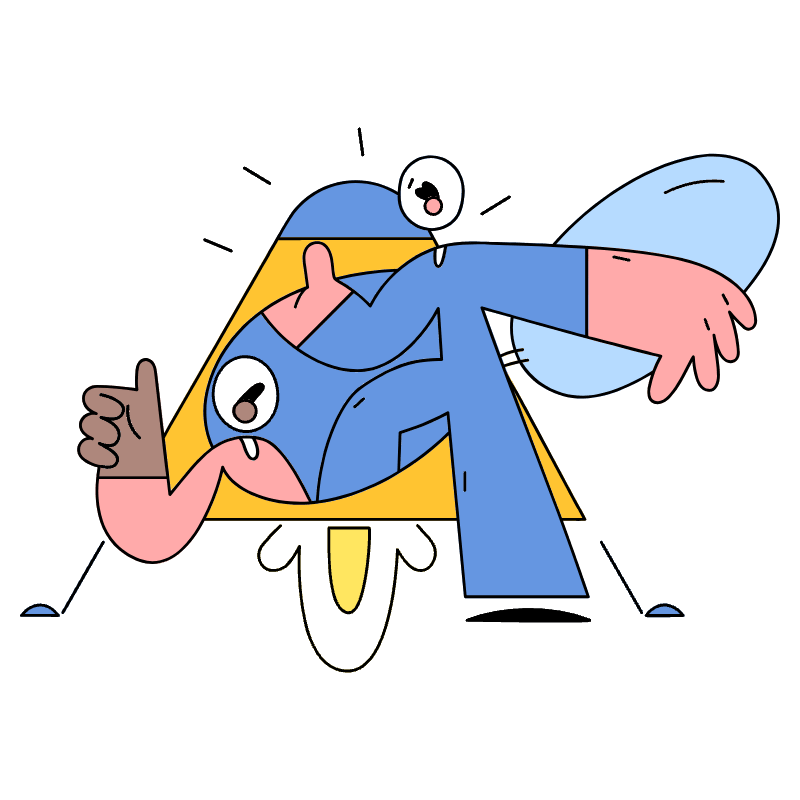 Startup Small Team 1 Illustration from New York Set