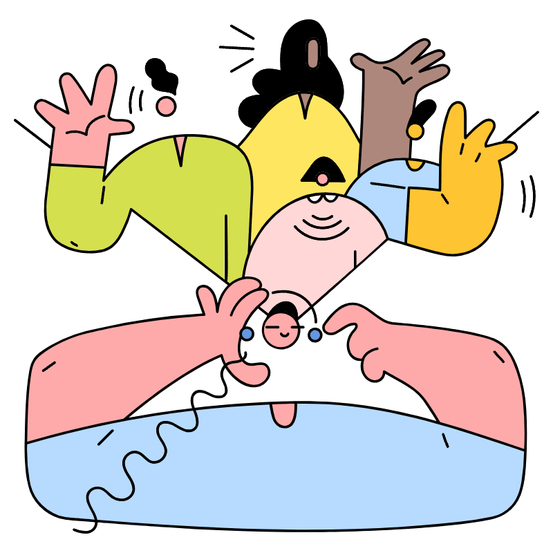 Listening To Feedback Illustration from New York Set