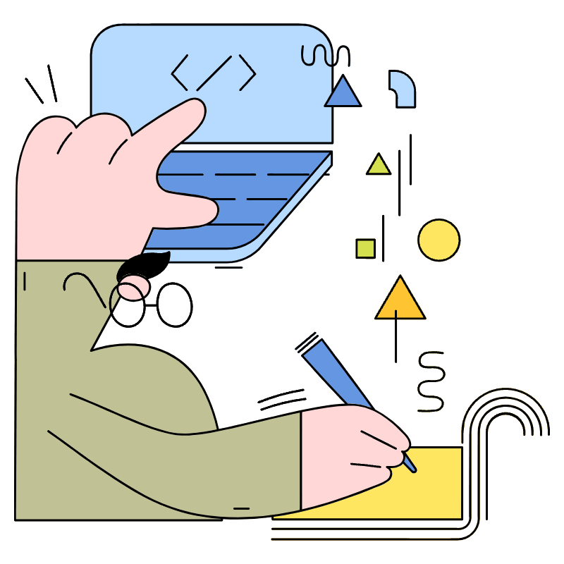 Code Learning Illustration from New York Set