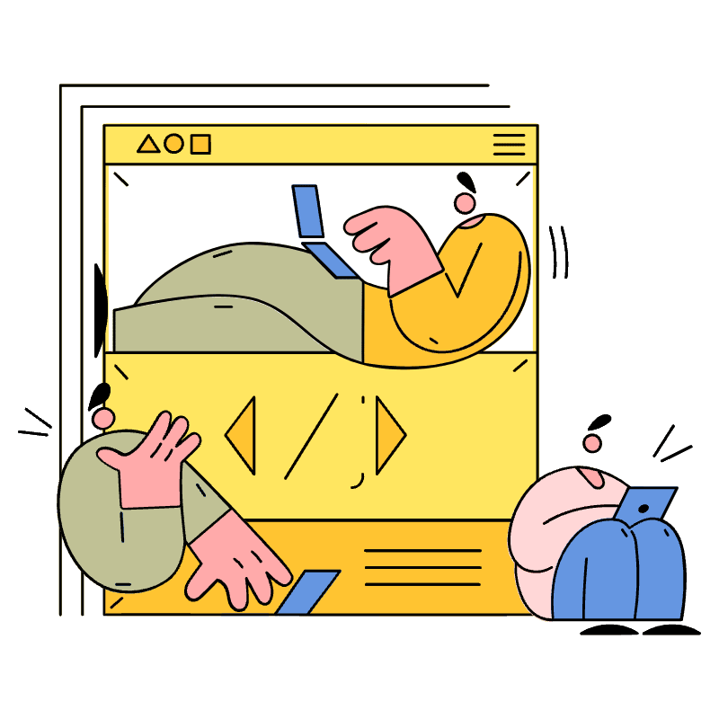 Coding A Website 1 Illustration from New York Set
