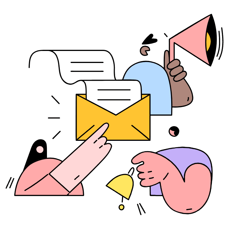 Newsletter Illustration from New York Set