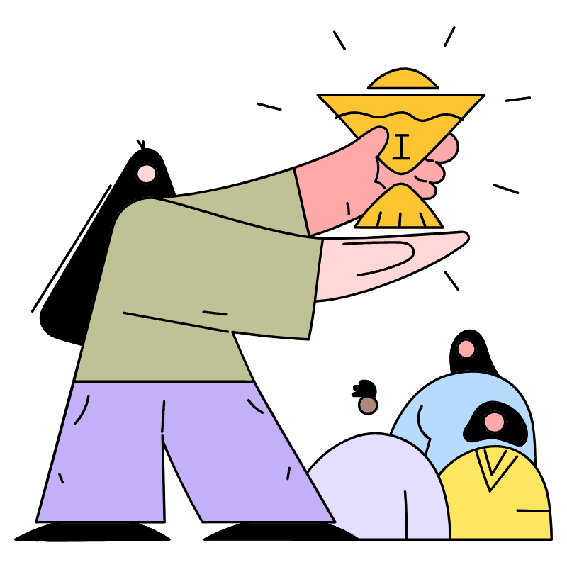 Trophy Awards Illustration from New York Set