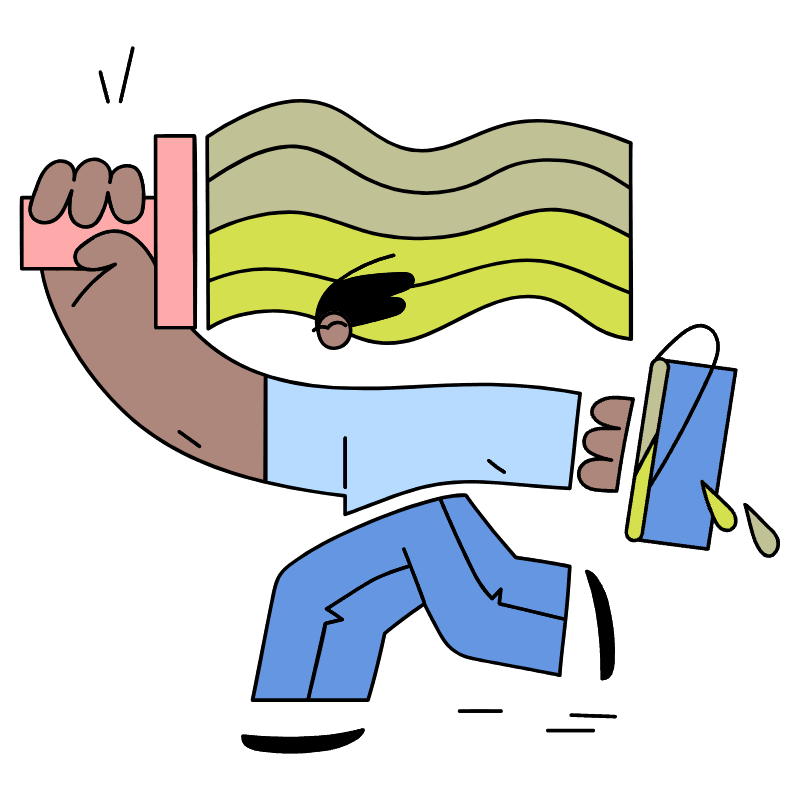 Being Creative Illustration from New York Set