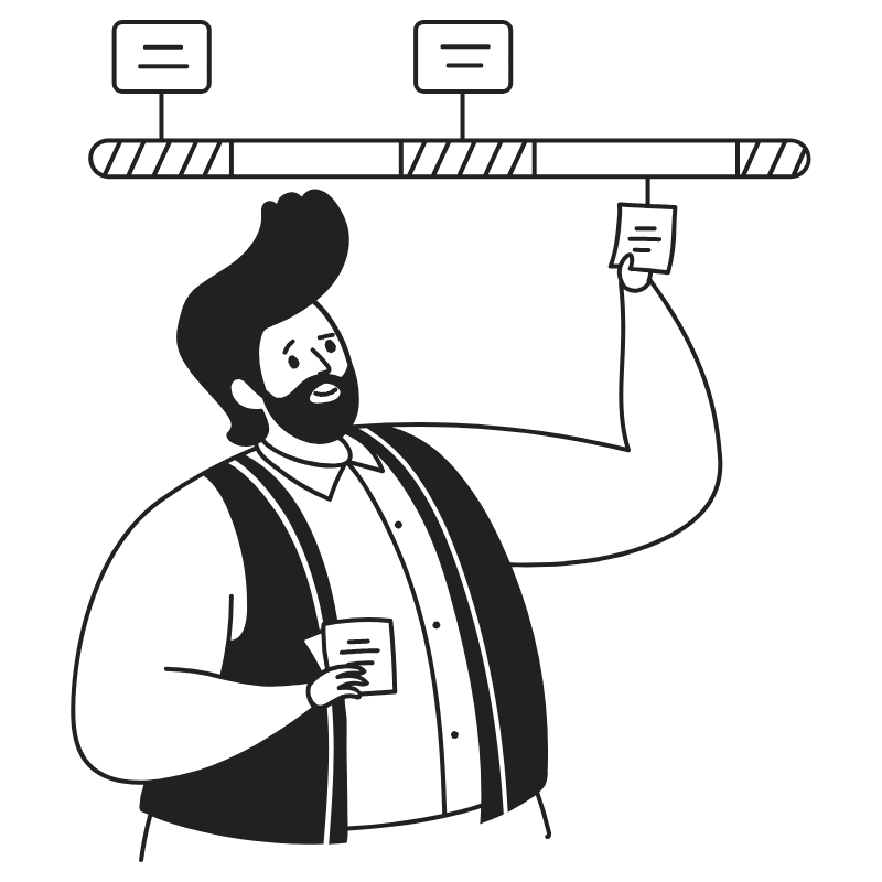 Project Timeline 4 Illustration from Milano Set