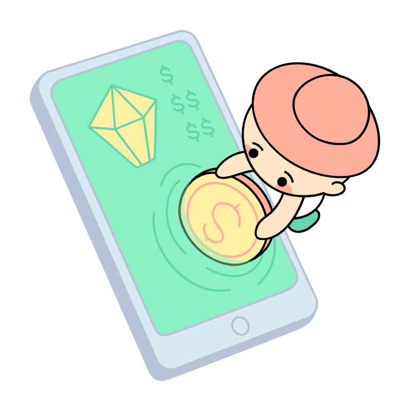 In App Purchases Illustration from Seoul Set