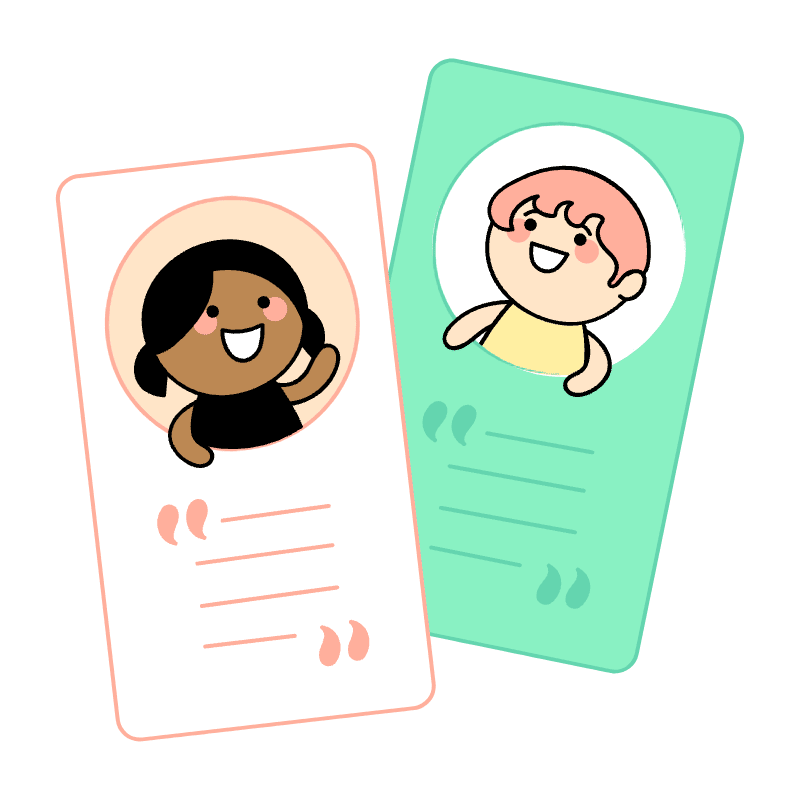 Testimonials Illustration from Seoul Set