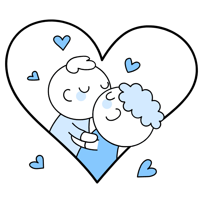 Love Wins Pride Love Illustration from Seoul Duotone Set