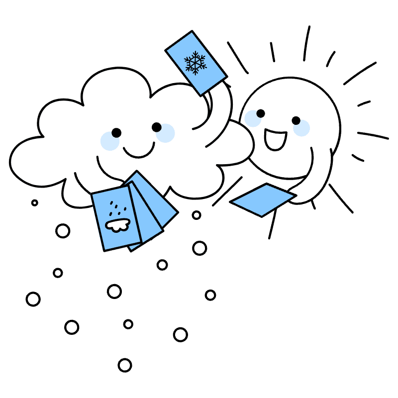 Weather Illustration from Seoul Duotone Set
