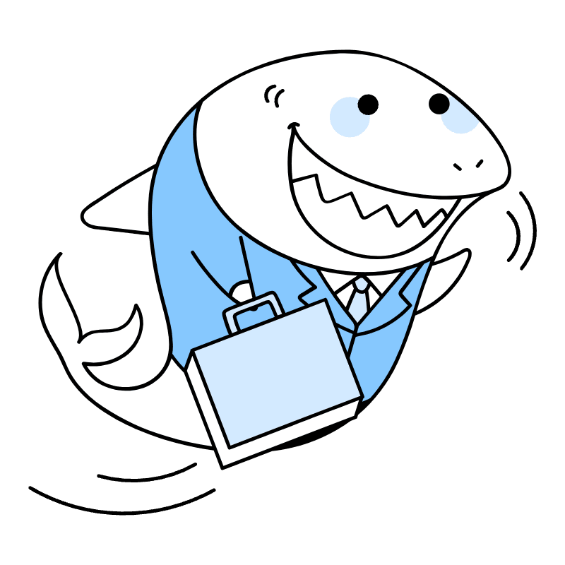 Business Sharks Illustration from Seoul Duotone Set