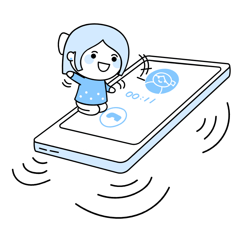 Contact Illustration from Seoul Duotone Set