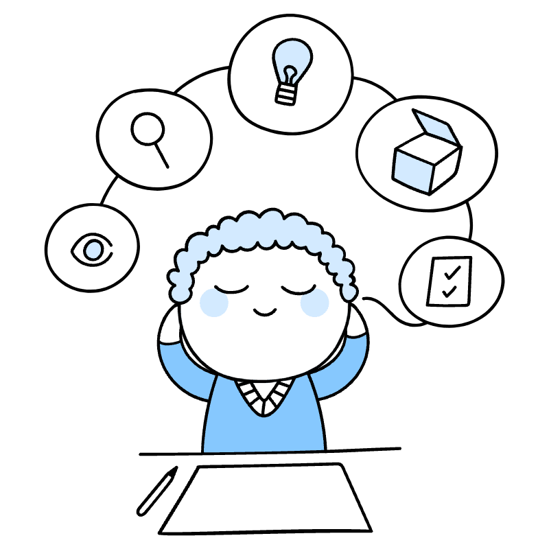 Design Thinking Illustration from Seoul Duotone Set