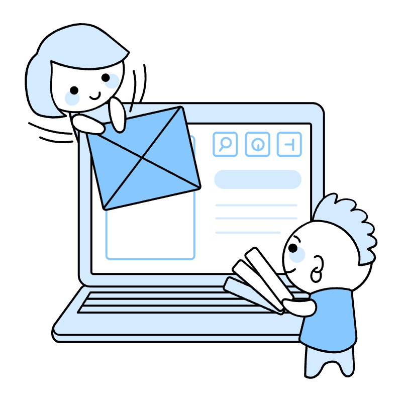 Designing A Website Illustration from Seoul Duotone Set