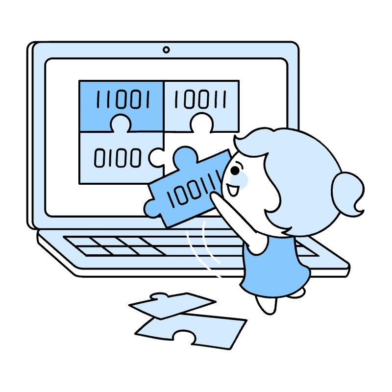 Modular Coding Of Application Illustration from Seoul Duotone Set