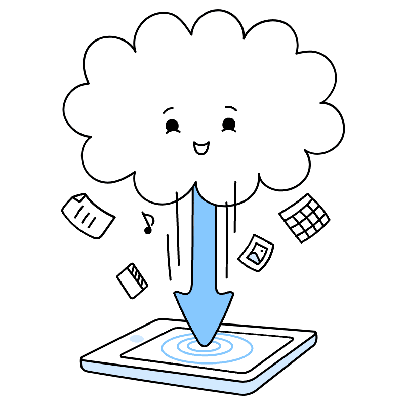 Downloading Illustration from Seoul Duotone Set