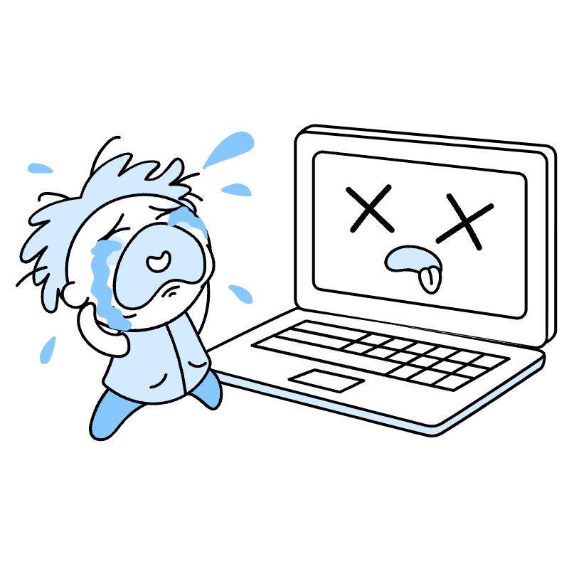 Fatal Error Illustration from Seoul Duotone Set