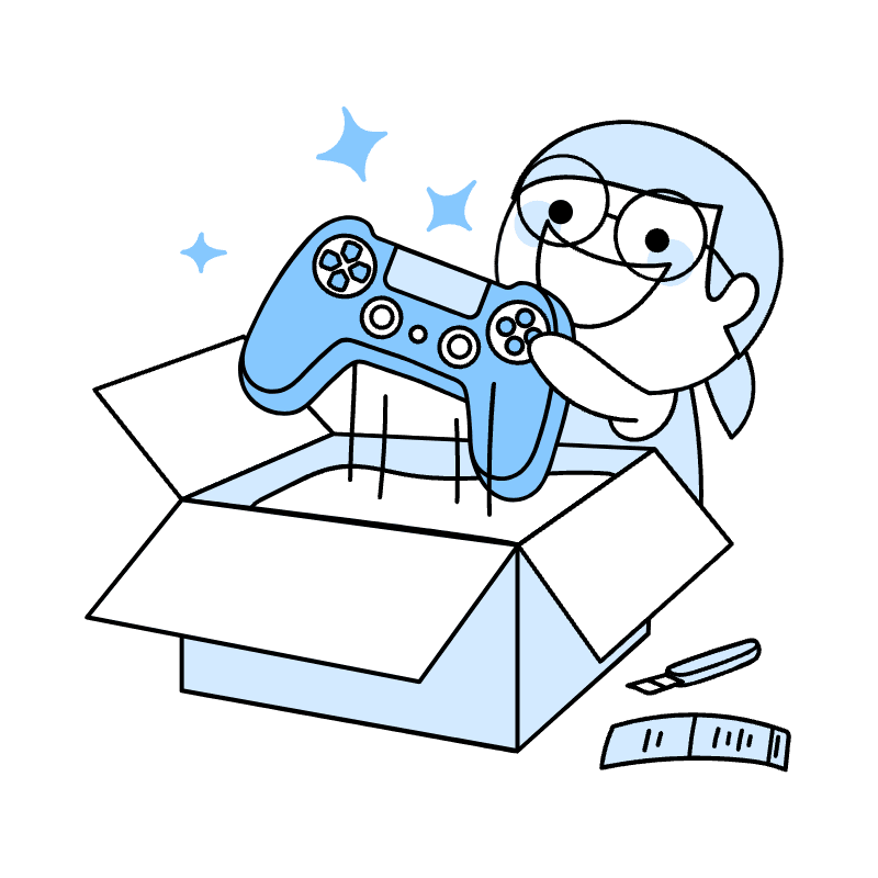 Unboxing Product Illustration from Seoul Duotone Set