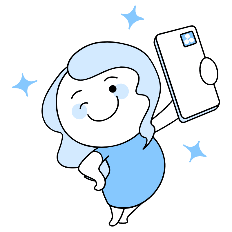 Selfie Illustration from Seoul Duotone Set