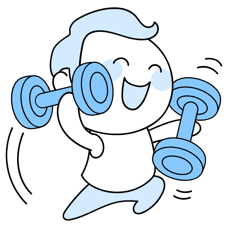 Being Healthy Illustration from Seoul Duotone Set