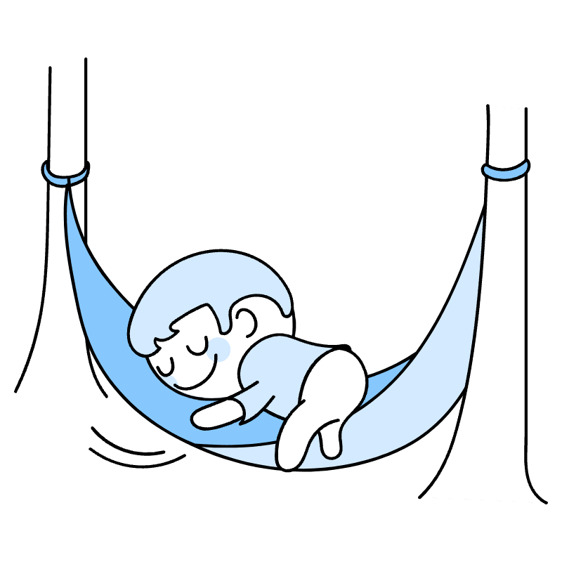 Rest Nap Illustration from Seoul Duotone Set