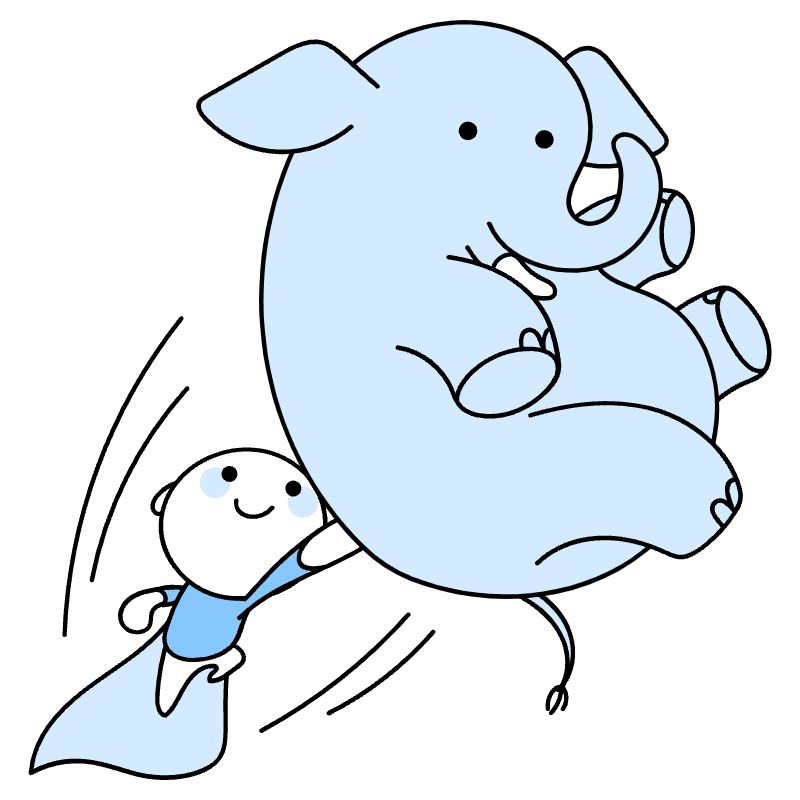 Showing Your Strength Illustration from Seoul Duotone Set