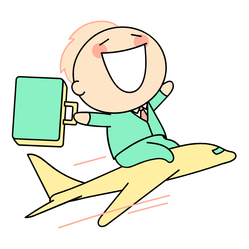 Business Trip Illustration from Seoul Set