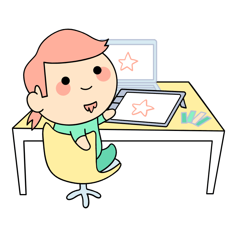 Designer Desk Illustration from Seoul Set