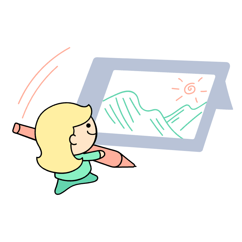 Illustrator Drawing Illustration from Seoul Set