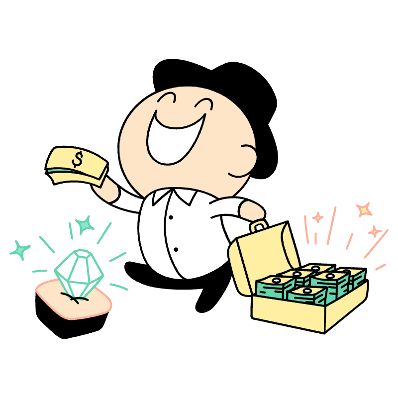 Becoming Rich Illustration from Seoul Set
