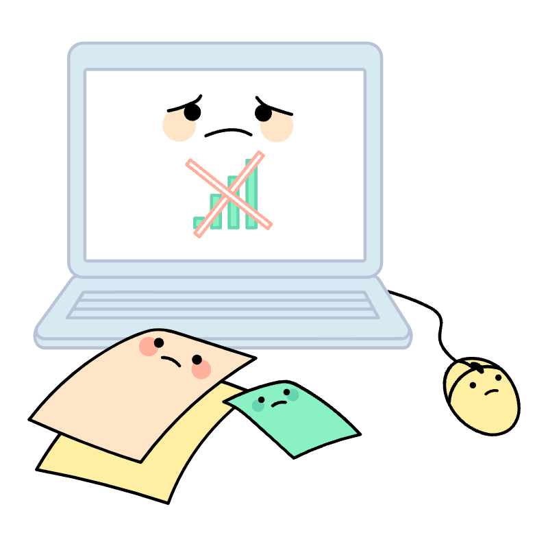 No Connection Illustration from Seoul Set