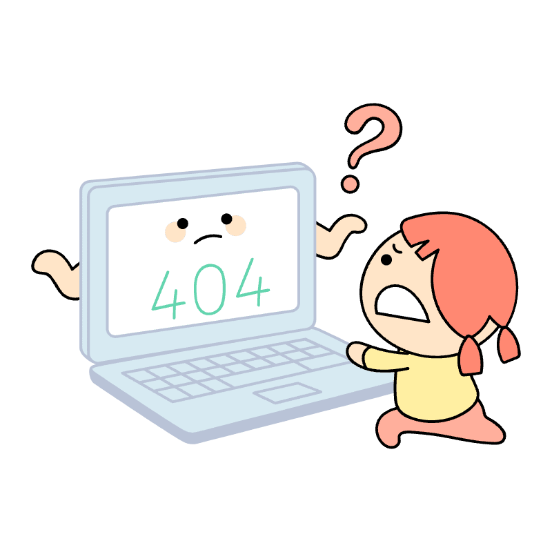 Page Not Found Illustration from Seoul Set