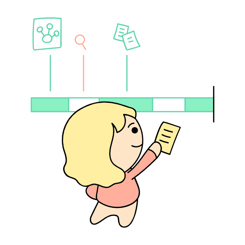 Project Timeline Illustration from Seoul Set