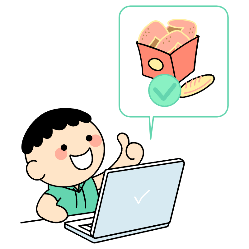 Order Completed Illustration from Seoul Set