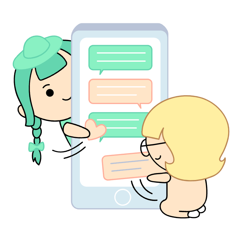 Social Media Discussion Illustration from Seoul Set